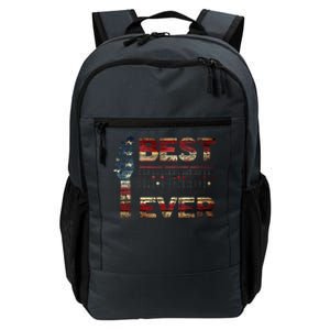 Best Dad Ever Guitar Chords Guitarist Father DAD US Flag Daily Commute Backpack