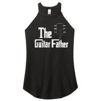 Best Dad Ever Daddy Guitar Vintage Lover Guitar Women’s Perfect Tri Rocker Tank