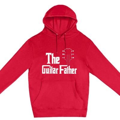 Best Dad Ever Daddy Guitar Vintage Lover Guitar Premium Pullover Hoodie