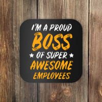 Boss Day Employee Appreciation Office Gift Women Coaster