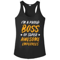 Boss Day Employee Appreciation Office Gift Women Ladies PosiCharge Competitor Racerback Tank