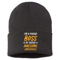 Boss Day Employee Appreciation Office Gift Women Sustainable Knit Beanie