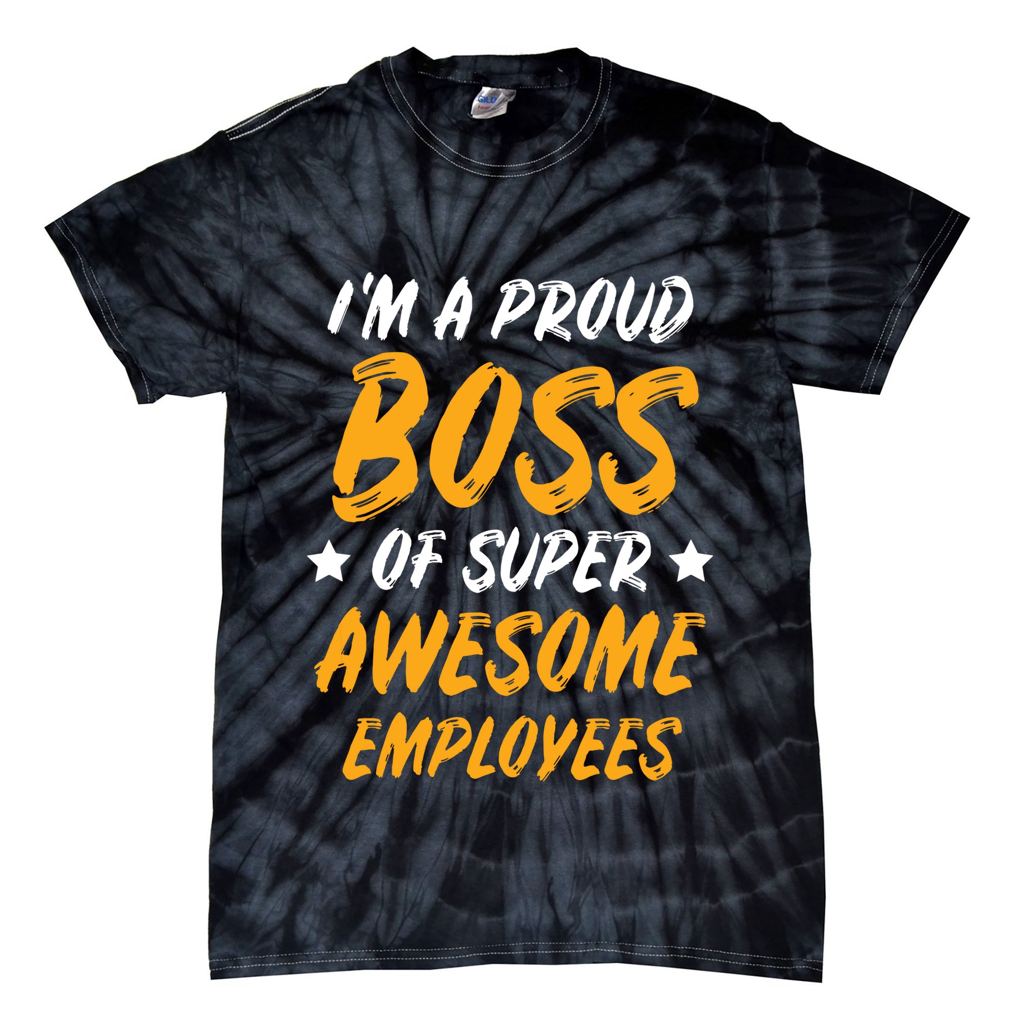 Boss Day Employee Appreciation Office Gift Women Tie-Dye T-Shirt