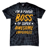 Boss Day Employee Appreciation Office Gift Women Tie-Dye T-Shirt