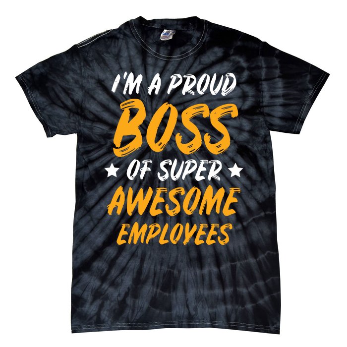 Boss Day Employee Appreciation Office Gift Women Tie-Dye T-Shirt