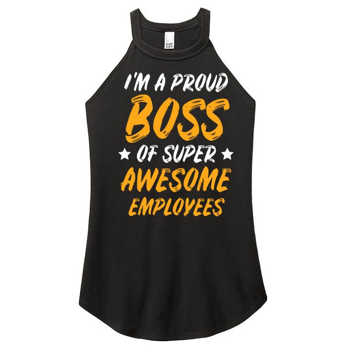 Boss Day Employee Appreciation Office Gift Women Women's Perfect Tri Rocker Tank