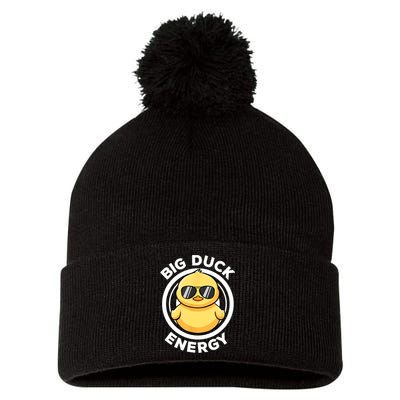 Big Duck Energy Duck Cute Funny Pom Pom 12in Knit Beanie