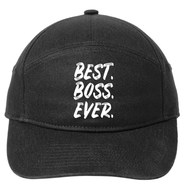 Boss Day Employee Appreciation Office Gift Women 7-Panel Snapback Hat