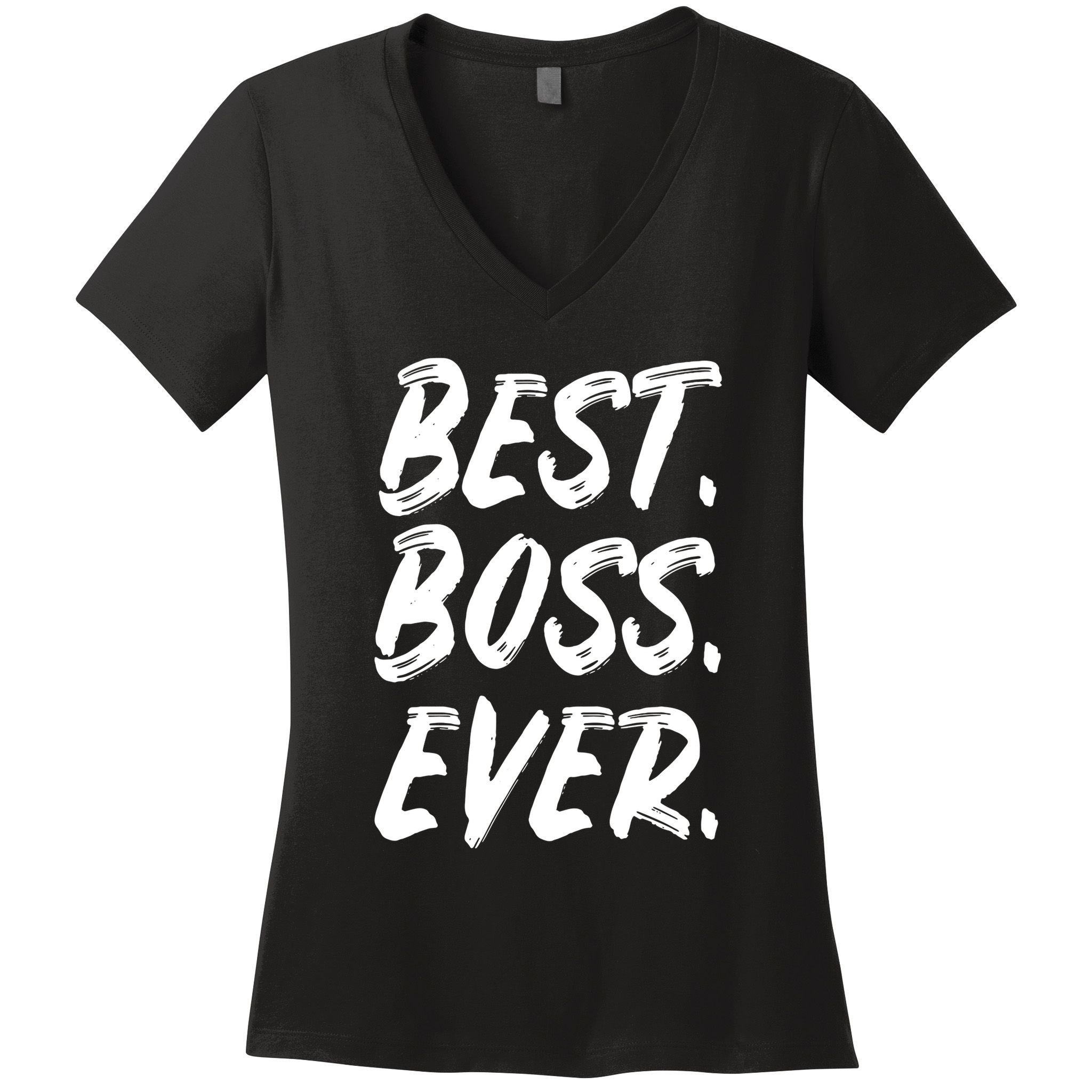 Boss Day Employee Appreciation Office Gift Women Women's V-Neck T-Shirt