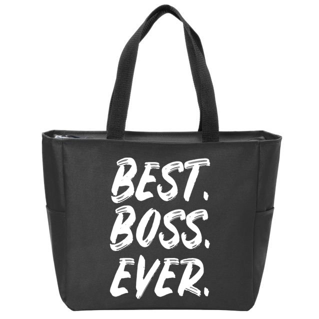 Boss Day Employee Appreciation Office Gift Women Zip Tote Bag