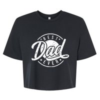 Best Dad Ever Bella+Canvas Jersey Crop Tee