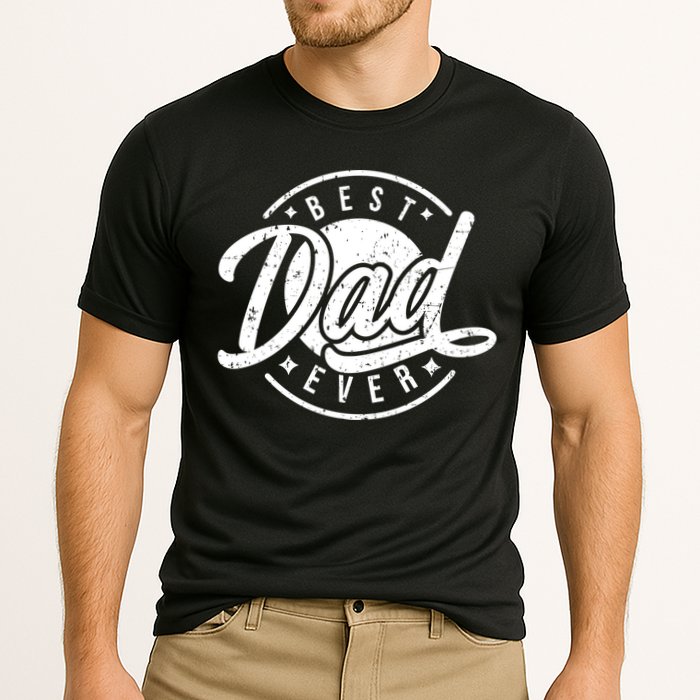 Best Dad Ever Cooling Performance Crew T-Shirt