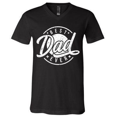 Best Dad Ever V-Neck T-Shirt