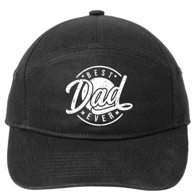 Best Dad Ever 7-Panel Snapback Hat