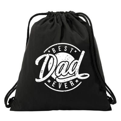 Best Dad Ever Drawstring Bag