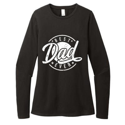 Best Dad Ever Womens CVC Long Sleeve Shirt