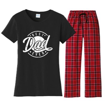 Best Dad Ever Women's Flannel Pajama Set