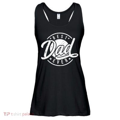 Best Dad Ever Ladies Essential Flowy Tank