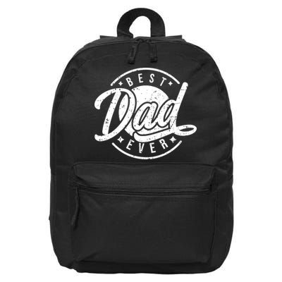 Best Dad Ever 16 in Basic Backpack