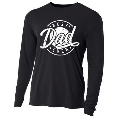 Best Dad Ever Cooling Performance Long Sleeve Crew