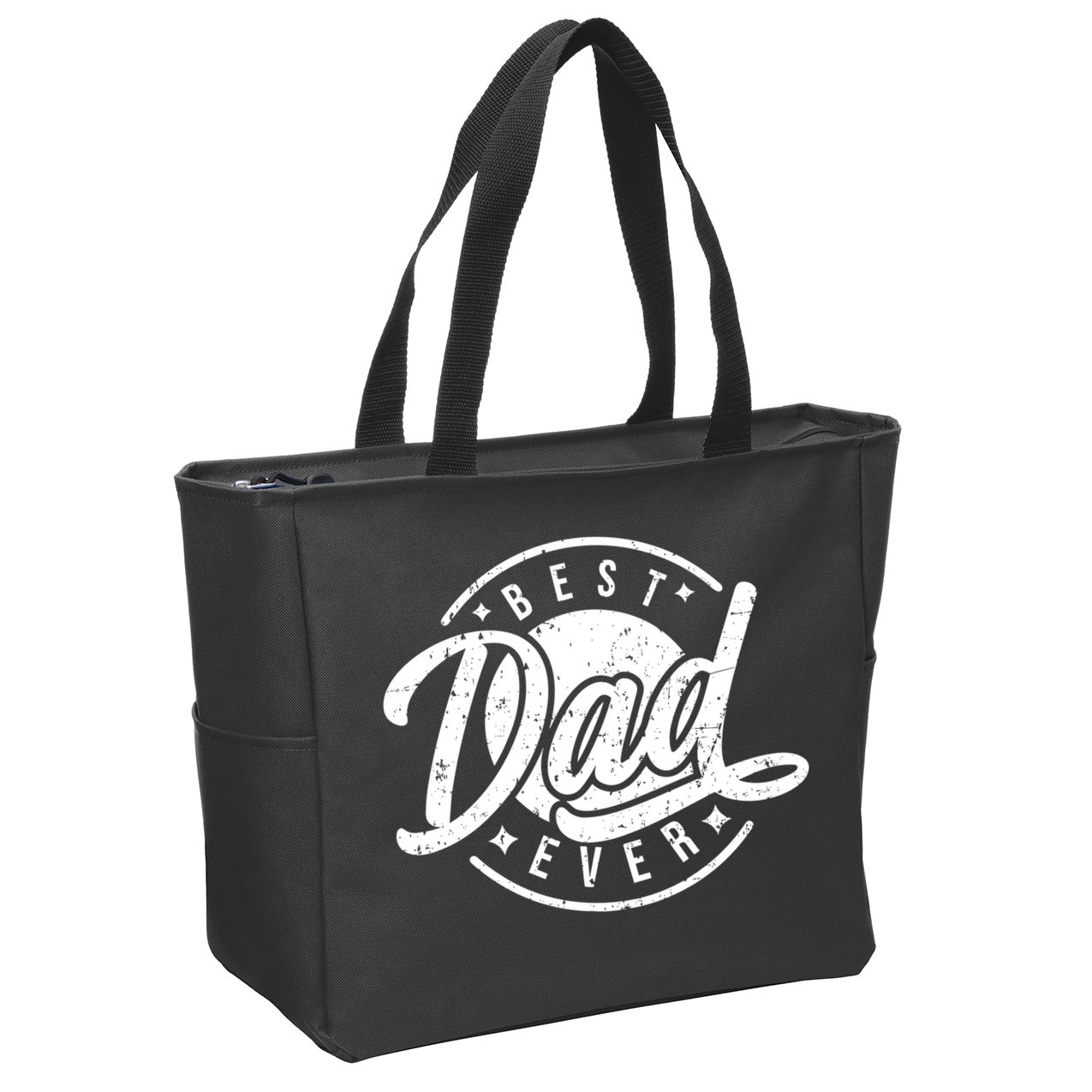 Best Dad Ever Zip Tote Bag