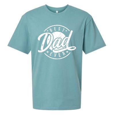 Best Dad Ever Sueded Cloud Jersey T-Shirt