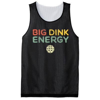 Big Dink Energy Pickleball Funny Pickle Ball Lover Retro Mesh Reversible Basketball Jersey Tank