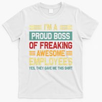 Boss Day Employee Appreciation Office Women Funny Boss T-Shirt