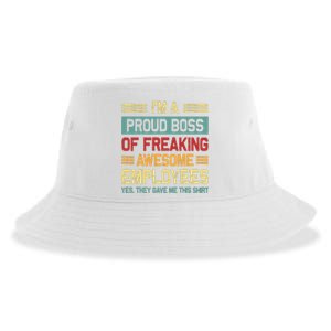 Boss Day Employee Appreciation Office Women Funny Boss Sustainable Bucket Hat