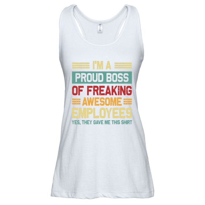 Boss Day Employee Appreciation Office Women Funny Boss Ladies Essential Flowy Tank