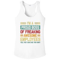 Boss Day Employee Appreciation Office Women Funny Boss Ladies PosiCharge Competitor Racerback Tank