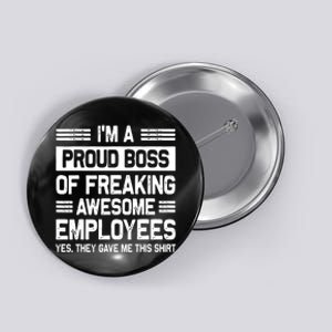 Boss Day Employee Appreciation Office Women Funny Boss Button