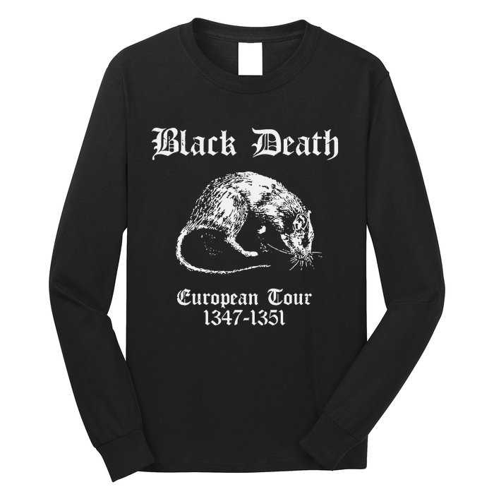 Black Death European 1347 1351 Apparel Long Sleeve Shirt