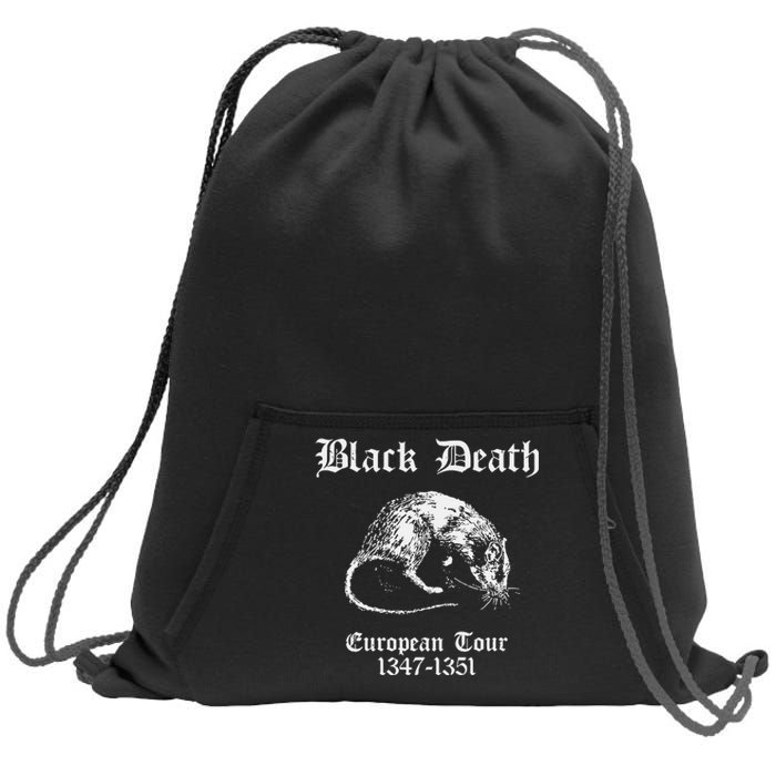 Black Death European 1347 1351 Apparel Sweatshirt Cinch Pack Bag