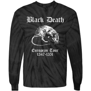 Black Death European 1347 1351 Apparel Tie-Dye Long Sleeve Shirt