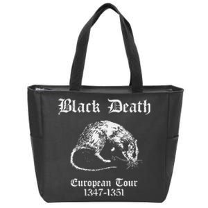 Black Death European 1347 1351 Apparel Zip Tote Bag