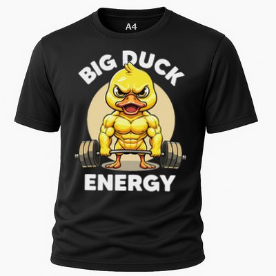 Big Duck Energy Duck Lovers Funny Gym Weightlifting Duck Cooling Performance Crew T-Shirt