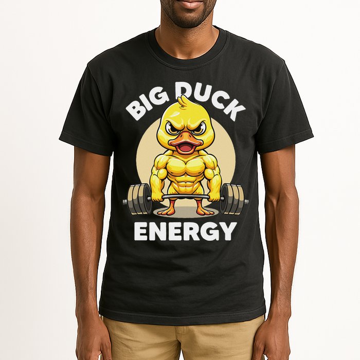 Big Duck Energy Duck Lovers Funny Gym Weightlifting Duck Tall T-Shirt