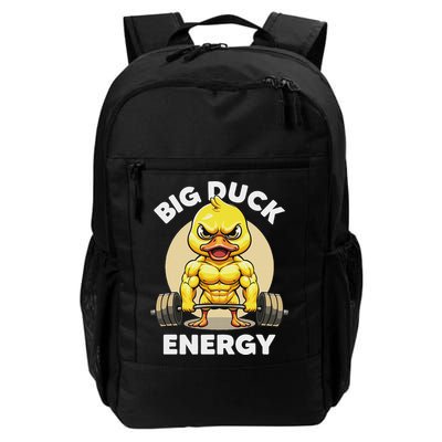 Big Duck Energy Duck Lovers Funny Gym Weightlifting Duck Backpack