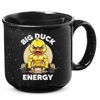 Big Duck Energy Duck Lovers Funny Gym Weightlifting Duck 15oz Campfire Ceramic Mug