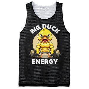 Big Duck Energy Duck Lovers Funny Gym Weightlifting Duck Mesh Reversible Basketball Jersey Tank