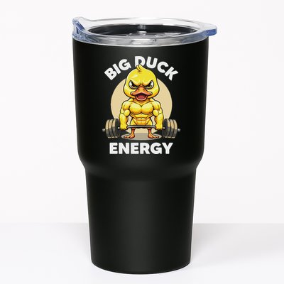 Big Duck Energy Duck Lovers Funny Gym Weightlifting Duck Tumbler