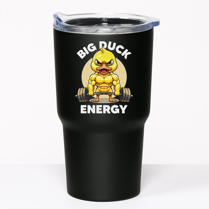 Big Duck Energy Duck Lovers Funny Gym Weightlifting Duck Tumbler