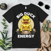 Big Duck Energy Duck Lovers Funny Gym Weightlifting Duck Premium T-Shirt