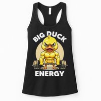 Big Duck Energy Duck Lovers Funny Gym Weightlifting Duck Womens Tank Top