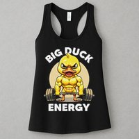 Big Duck Energy Duck Lovers Funny Gym Weightlifting Duck Womens Tank Top