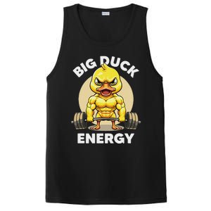 Big Duck Energy Duck Lovers Funny Gym Weightlifting Duck PosiCharge Competitor Tank