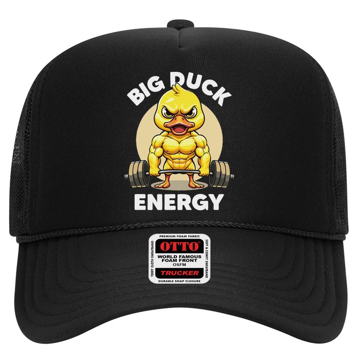 Big Duck Energy Duck Lovers Funny Gym Weightlifting Duck Hat