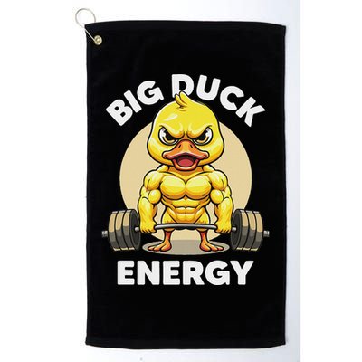 Big Duck Energy Duck Lovers Funny Gym Weightlifting Duck Golf Towel