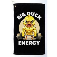 Big Duck Energy Duck Lovers Funny Gym Weightlifting Duck Golf Towel